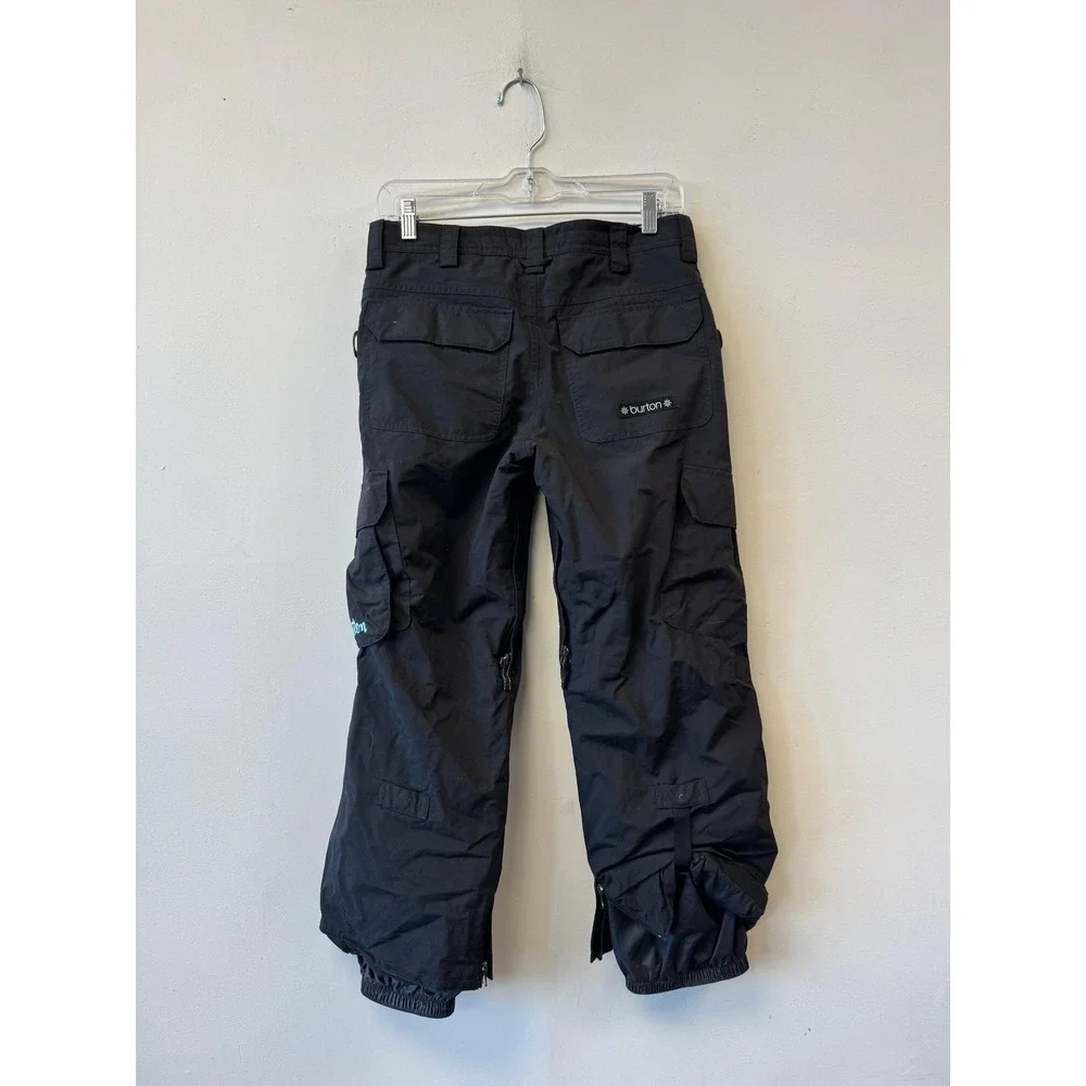 Burton Snow Pants Girls 10-12 Black Dryride Diva Insulated‎ Cargo Ski Snowboard